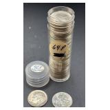 1964-P Roosevelt Silver Dimes BU & Mixed
