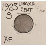 1923-S Lincoln Wheat Cent XF