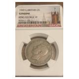 1949 Great Britain 2 Shillings Coin