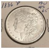 1886-P Morgan Silver Dollar Coin