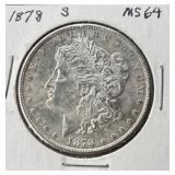 1878-S Morgan Silver Dollar