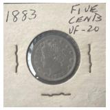 1883 Liberty V Head Nickel Coin
