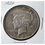 1926 Peace Silver Dollar Coin