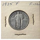 1925-P Standing Liberty Silver Quarter