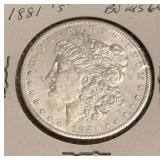 1881-S Morgan Silver Dollar