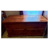 Cedar Wood Storage Chest with Tray