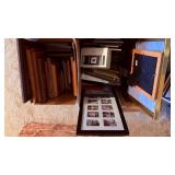 Wood and metal frames