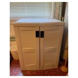 Plastic Storage Cabinet with Double Doors