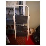 Folding Metal Step Stool with Three Steps