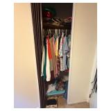 Closet Lot With Clothing, Accessories, and Storage