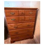 Five-Drawer Chest with Brass Handles