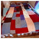 Patchwork Quilt with Mixed Fabrics