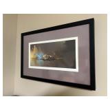Framed Artwork of Plane by A.F. Clark