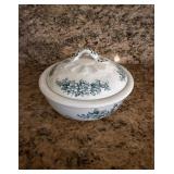 Vtg HWT Floral Bowlï¿½6ï¿½4