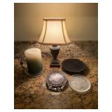 Lamp, Candle, and Accessories