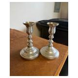 Pewter Candle Holdersï¿½4ï¿½6.25