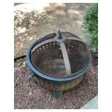 Outdoor Metal Fire Pit with Poker 25ï¿½x30ï¿½