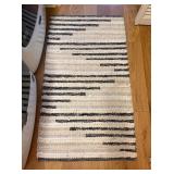 Striped Cotton Floor Rugï¿½27ï¿½47