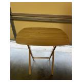 Folding Wooden Snack Table 24ï¿½x17.5ï¿½x25.5ï¿½