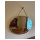 Round Hanging Wall Mirror 24ï¿½x17ï¿½