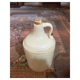 Vtg Stoneware Jug With Handle 12.5ï¿½