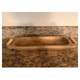 Vtg Wooden Dough Bowlï¿½25.5ï¿½7