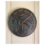 Thermometer and Clock Plaque