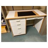 White Desk With Drawer Storage 45ï¿½x25ï¿½x33ï¿½