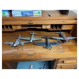 Vtg Model Aircraft Set of 4