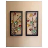 Metal Poppy Wall Artï¿½12ï¿½24