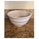 Vtg Blue Striped Gibson Mixing Bowlï¿½10.5ï¿½5.5