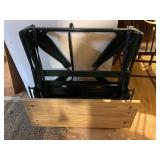 Folding Green Metal Bed Frame