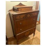 Antique Wooden Chest of Drawers 34ï¿½x18.5ï¿½x54ï¿½