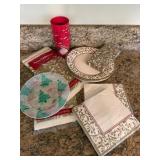 Holiday Tableware and Napkins