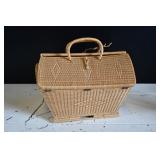 Straw Basket Purse