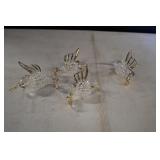 Glass Hummingbird Ornaments