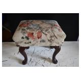 Vintage Padded Foot Stool