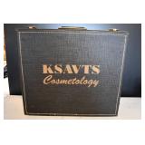 Vtg KSAVTS Cosmetology Case