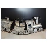 Metal Christmas Train Decor