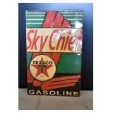 Reproduction Sky Chief Texaco Metal Sign