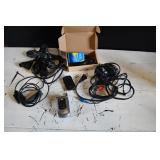 Cords, Chargers, Flip Phone