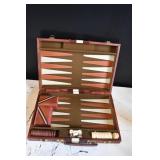 Vtg Skor More Backgammon Game