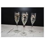 Set of 3 Perrier Jouet Belle Epoque Champagne Flus