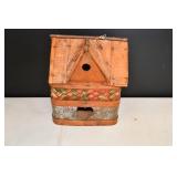 Metal & Wood Bird House