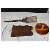 Women's Leather Gloves, Ash Shovel, Nut Bowl