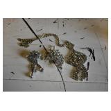 Rhinestones Necklace & Brooches