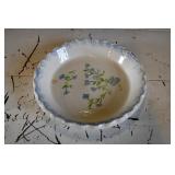 Vtg Ceramic Pie Dish