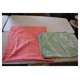 Pink Shower Curtain & Boahamian Beach Throw