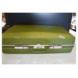 Vtg Sears travel Master Hard Side Suitcase