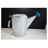 Vtg Galvanized Metal Watering Can